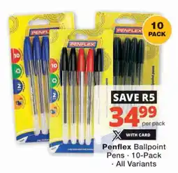 Checkers Penflex Ballpoint Pens offer