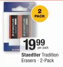 Checkers Staedtler Tradition Erasers offer