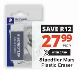 Checkers Staedtler Mars Plastic Eraser offer