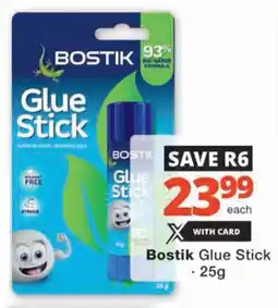 Checkers Bostik Glue Stick offer