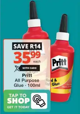 Checkers Pritt All Purpose Glue offer