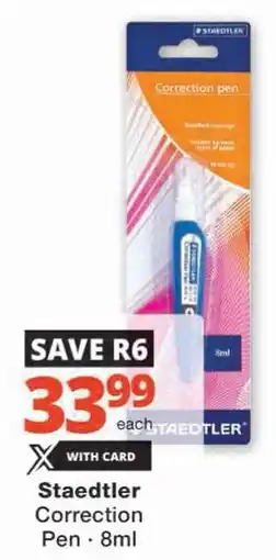 Checkers Staedtler Correction Pen offer