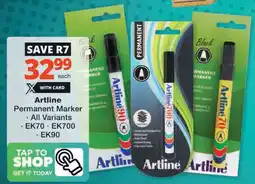 Checkers Artline Permanent Marker offer