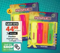 Checkers Penflex Highlighters offer