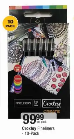Checkers Croxley Fineliners offer
