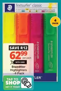 Checkers Staedtler Highlighters offer