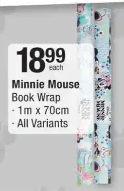 Checkers Minnie Mouse Book Wrap offer