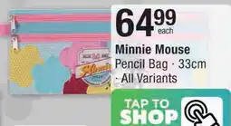 Checkers Minnie Mouse Pencil Bag offer