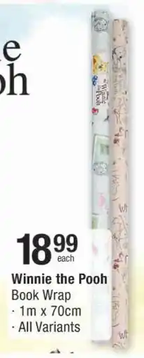 Checkers Winnie the Pooh Book Wrap offer