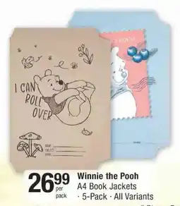 Checkers Winnie the Pooh A4 Book Jackets offer