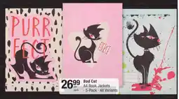 Checkers Bad Cat A4 Book Jackets offer