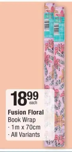 Checkers Fusion Floral Book Wrap offer