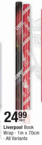 Checkers Liverpool Book Wrap offer