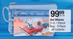Checkers Hot Wheels 3-in-1 Pencil Bag offer