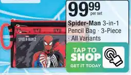 Checkers Spider-Man 3-in-1 Pencil Bag offer