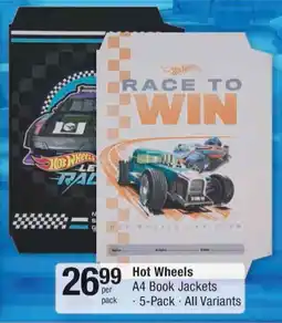 Checkers Hot Wheels A4 Book Jackets offer