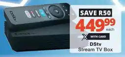 Checkers DStv Stream TV Box offer