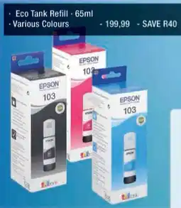 Checkers Epson Eco Tank Refill offer
