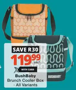 Checkers BushBaby Brunch Cooler Box offer