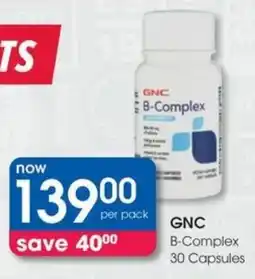 Clicks GNC B-Complex offer