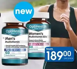Clicks OptiHealth Men's/ Women's Multivitamin offer