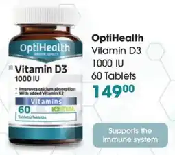 Clicks OptiHealth Vitamin D3 1000 IU offer
