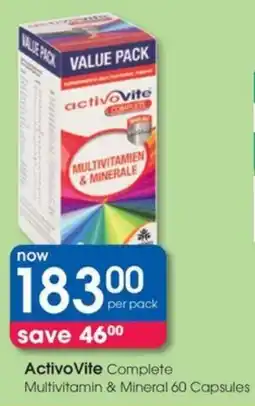 Clicks ActivoVite Complete Multivitamin & Mineral offer