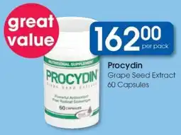 Clicks Procydin Grape Seed Extract offer