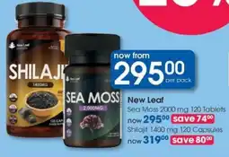 Clicks New Leaf Sea Moss 2000 mg offer