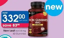Clicks New Leaf Iron 14 mg offer