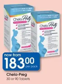 Clicks Chela-Preg Tablets offer