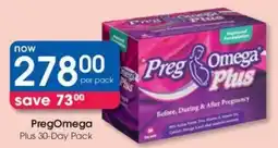Clicks PregOmega Plus offer