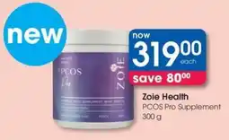 Clicks Zoie Health PCOS Pro Supplement offer