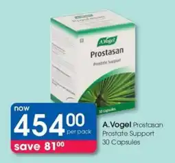 Clicks A.Vogel Prostasan Prostate Support offer