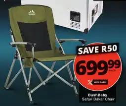 Checkers BushBaby Safari Dakar Chair offer