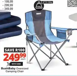 Checkers BushBaby Oversized Camping Chair offer