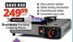 Checkers BushBaby Portable Camping Stove offer