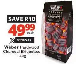 Checkers Weber Hardwood Charcoal Briquettes offer