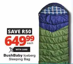 Checkers BushBaby Iceberg Sleeping Bag offer