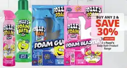Checkers Fozzi's Baby Bath Product Range offer