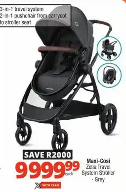 Checkers Maxi-Cosi Zelia Travel System Stroller offer