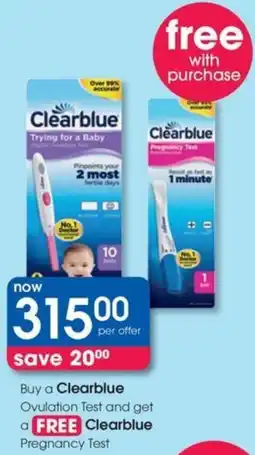 Clicks Clearblue Ovulation Test offer