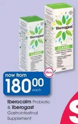 Clicks Iberocalm Probiotic & Iberogast Gastrointestinal Supplement offer