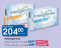 Clicks Enterogermina Infant Vials offer