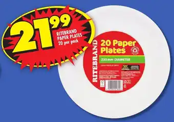 Ritebrand paper plates