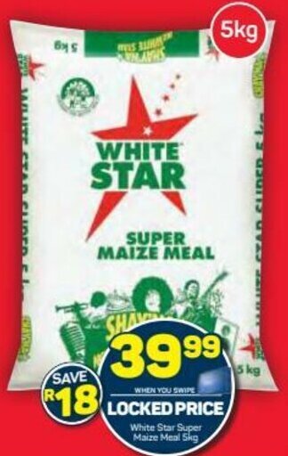 Pick n Pay White Star Super Maize Meal 5kg offer