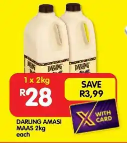 Shoprite DARLING AMASI MAAS 2kg offer