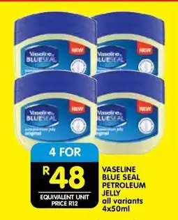 Shoprite Vaseline Blue Seal Petroleum Jelly offer