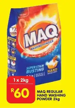 Shoprite MAQ Regular Hand Washing Powder 2kg offer