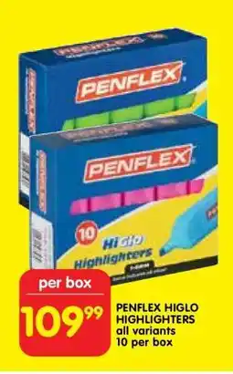 Shoprite PENFLEX HIGLO HIGHLIGHTERS offer